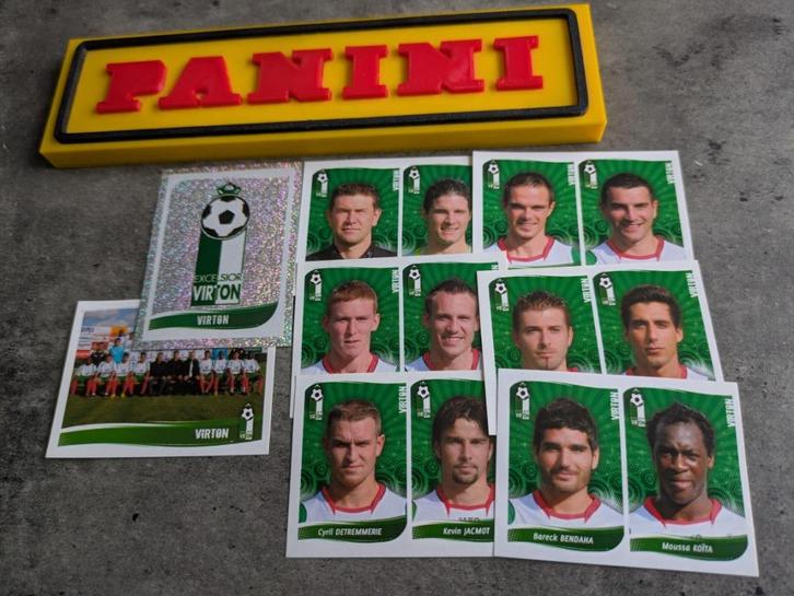Panini football 2009 voetbal 8x VIRTON stickers 2009, Hobby en Vrije tijd, Stickers en Plaatjes, Nieuw, Verzenden