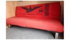 slaapzetel, Huis en Inrichting, Slaapkamer | Slaapbanken, Rood, 140 cm, Zo goed als nieuw, Ophalen