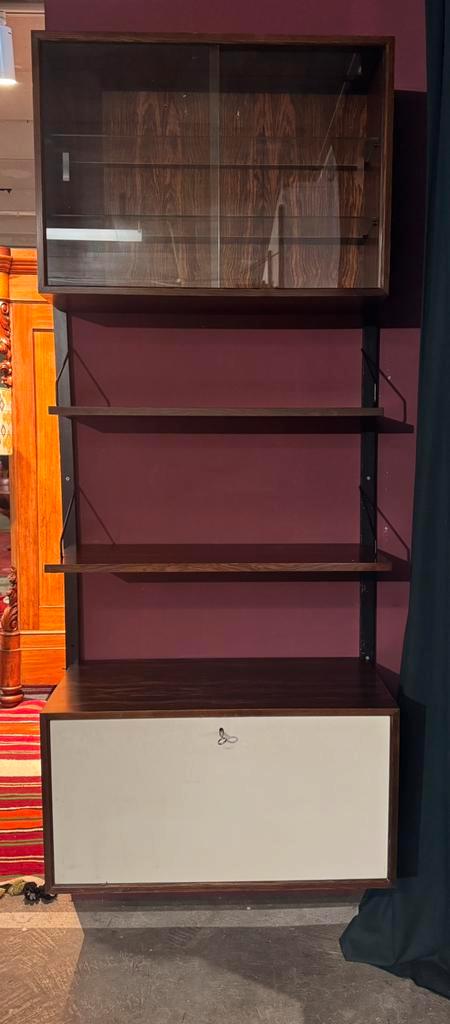 Poul Cadovius by Royal System vintage modulair wandsysteem, Huis en Inrichting, Kasten | Stellingkasten, Gebruikt, Ophalen of Verzenden