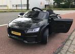 Audi TT'RS 12v zwart - RC – Leder zit – Rubberband Bleu, Kinderen en Baby's, Speelgoed | Buiten | Voertuigen en Loopfietsen, Ophalen of Verzenden