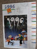 Affiche du calendrier 1996 Suske en Wiske hebdomadaire., Bob et Bobette, Image, Affiche ou Autocollant, Enlèvement ou Envoi, Neuf