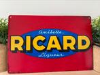Metalen reclamebord Ricard, Verzamelen, Merken en Reclamevoorwerpen, Ophalen of Verzenden, Nieuw, Reclamebord