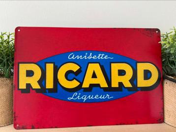 Metalen reclamebord Ricard beschikbaar voor biedingen