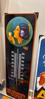 Superbe réédition plaque emailee spa orangina, Ophalen of Verzenden, Zo goed als nieuw