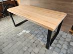 Vol eiken tafel in nieuwstaat, Huis en Inrichting, Tafels | Eettafels, Ophalen