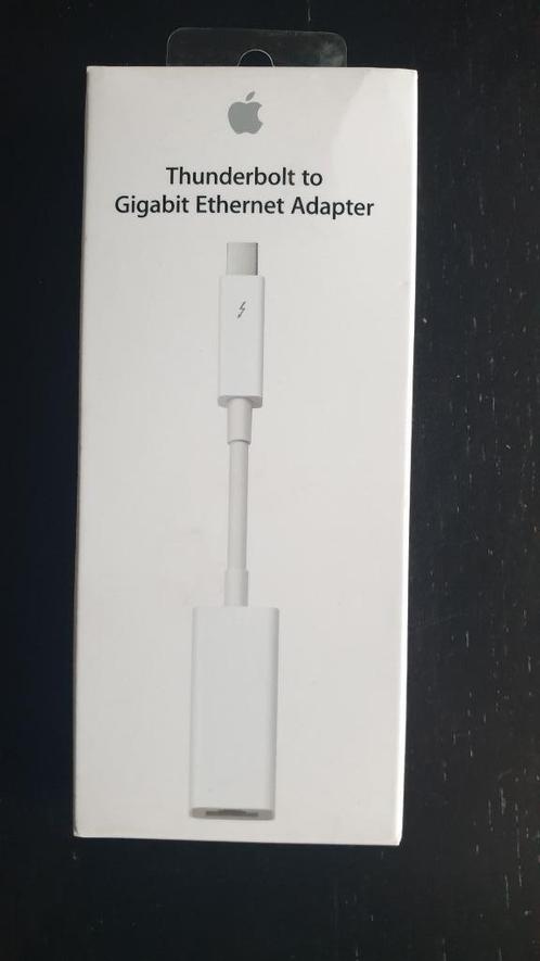 Apple Thunderbolt to Gigabit Ethernet adapter, Computers en Software, Pc- en Netwerkkabels, Nieuw, Ophalen of Verzenden