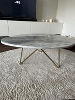 Furnified |Richard salontafel |100x70 cm| witmarmer | goud, Huis en Inrichting, Tafels | Salontafels, Ophalen, Overige materialen