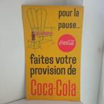 Reclame voor COCA COLA, Ophalen of Verzenden, Gebruikt, Reclamebord
