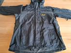 Zwarte regenjas Jack  Wolfskin maat large heren, Caravanes & Camping, Vêtements de pluie, Comme neuf, Imperméable