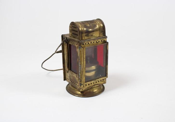 Een oude carbuurlamp / carbidlamp /acetyleenlamp, Antiek en Kunst, Curiosa en Brocante, Ophalen of Verzenden