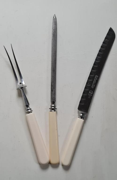 Sheffield Carvery serveerbestek Broad Arrow - Zylonite, Verzamelen, Militaria | Algemeen, Landmacht, Overige typen, Ophalen of Verzenden