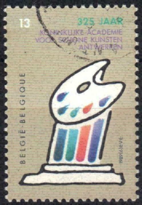 Belgie 1989 - Yvert/OBP 2325 - Academie Schone Kunsten (ST), Timbres & Monnaies, Timbres | Europe | Belgique, Affranchi, Art, Envoi