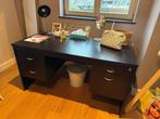 Mooi zwart bureau, Enlèvement, Comme neuf, Bureau