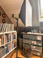 Professionele studioflitser Visatec met zwaar statief., Audio, Tv en Foto, Foto | Flitsers, Ophalen, Zo goed als nieuw