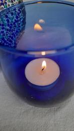 Magnifique vase en mosaïque et 3 photophores BBQ bleus, Comme neuf, Bleu, Autres matériaux, Chandelier