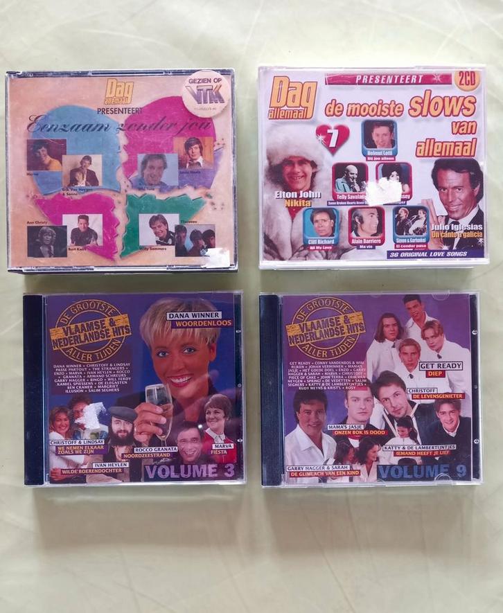 Vlaamse muziek - 2€/doos - 5€ alles samen, Cd's en Dvd's, Cd's | Verzamelalbums, Zo goed als nieuw, Ophalen of Verzenden
