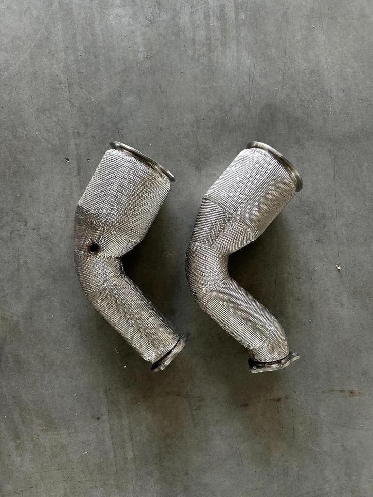 Audi RS4/RS5 B9 - Large Bore Downpipes with High Flow Cats, Auto-onderdelen, Uitlaatsystemen, Audi, Nieuw, Ophalen