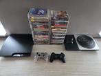 PS3 Slim + 43 Games + DJ Hero, Games en Spelcomputers, Met games, Ophalen of Verzenden, Zo goed als nieuw, 120 GB