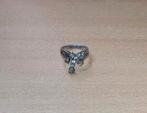 Gecertificeerde ring van 925 sterling zilver, max. maat 18-5, Met edelsteen, 17 tot 18, Ophalen of Verzenden, Dame