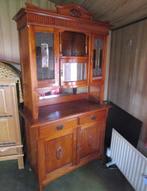 oude kast met geslepen glas, Ophalen