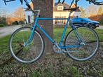 Sportieve vintage herenfiets blauw, Fietsen en Brommers, Fietsen | Heren | Sportfietsen en Toerfietsen, Ophalen, Gebruikt