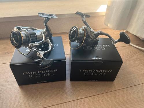 Shimano Twin Power 4000HG & C3000, Watersport en Boten, Hengelsport | Roofvissen, Nieuw, Ophalen