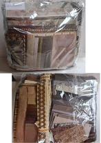 2 x Handwerk Hobby Slowstitch Designers stofrest CAMEL CHOCO, Overige kleuren, Nieuw, Ophalen of Verzenden, 30 tot 120 cm