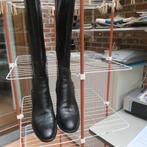 Laarzen zwart leder Sensunique mt 40, Kleding | Dames, Hoge laarzen, Zwart, Sensunique, Ophalen of Verzenden