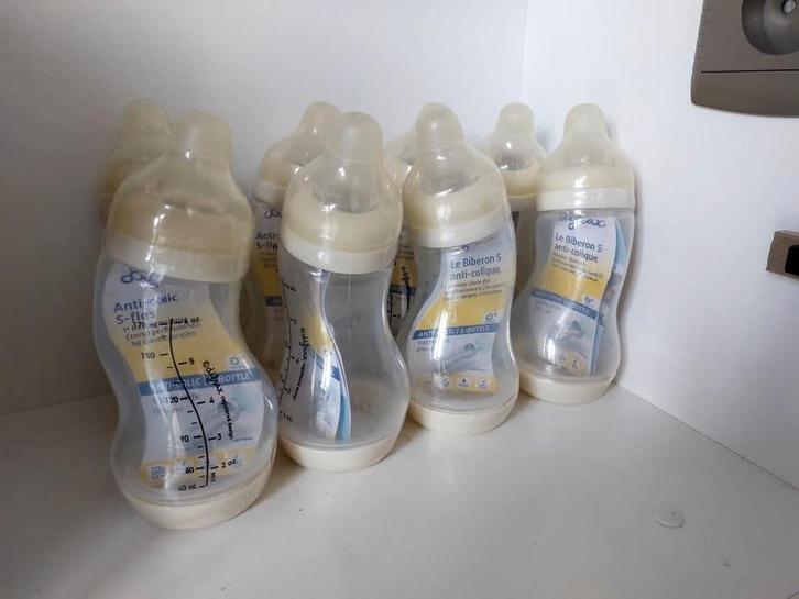 8x difrax S-fles Natural 170ml, Kinderen en Baby's, Babyvoeding en Toebehoren, Nieuw, Ophalen of Verzenden
