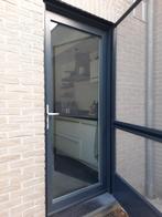 Buitendeur Schüco + vliegenraam, Doe-het-zelf en Bouw, Deuren en Vliegenramen, Ophalen, Gebruikt, 80 tot 100 cm, 200 tot 215 cm