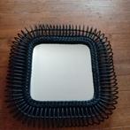 Miroir en osier noir