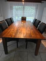 Eetkamertafel met stoelen, Huis en Inrichting, Tafels | Eettafels, Ophalen, Zo goed als nieuw