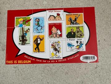 Feuillet nouveau: timbres "This is Belgium" Belgique