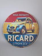 plaque métal de décoration citroen 2cv, Ophalen of Verzenden, Nieuw