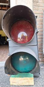 oude spoorweg lamp, Ophalen, Gebruikt