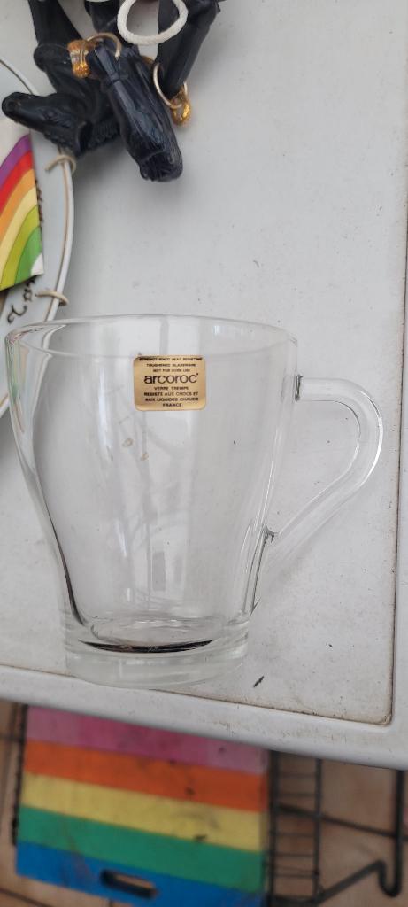 6 Tasses MAHAC de chez ARCOROC, Maison & Meubles, Cuisine | Vaisselle, Comme neuf, Tasse(s) et/ou soucoupe(s), Uni, Autres matériaux