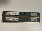 Mémoire RAM Kingston 2 x 4 Go DDR3 1600 MHz, Desktop, Ophalen of Verzenden, Zo goed als nieuw, DDR3