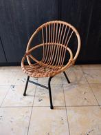Vintage rotan kinderstoeltje, Ophalen, Gebruikt, Rotan