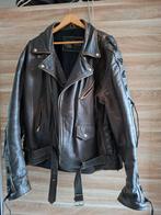 Te koop: Lederen Oldskool Heren Motorjas met Mt 4XL, Motoren, Ophalen, Heren