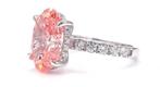 5,67 Karaat Diamand (Lab Grown) VS2-18 Karaat Witgoud Ring, Handtassen en Accessoires, Ringen, Met edelsteen, Info@igi.org, Nieuw