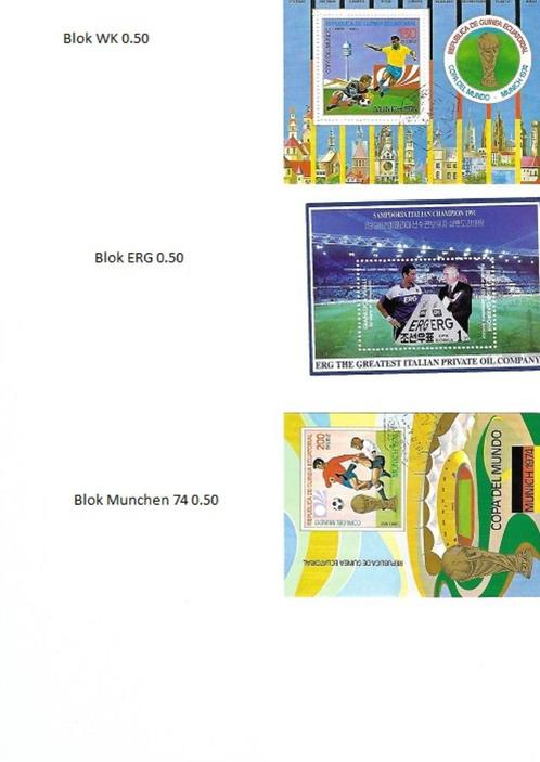 Postzegels in verband met voetbal, Postzegels en Munten, Postzegels | Thematische zegels, Gestempeld, Sport, Ophalen of Verzenden