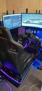 next level racing triple monitor stand voor sim racing, Games en Spelcomputers, Games | Pc, Ophalen, Gebruikt