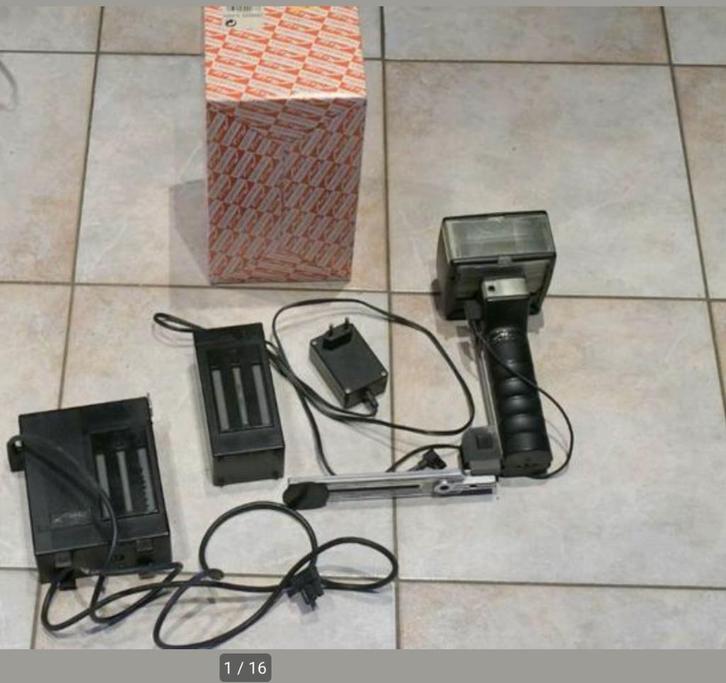 Metz 60 CT-4 en televoorzetstuk 60-42 en batterijpack, Audio, Tv en Foto, Foto | Flitsers, Gebruikt, Metz, Kantelbaar, Ophalen of Verzenden