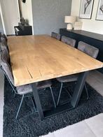 Henders & Hazel eettafel Metalox + 6x H&H Julien stoele, Huis en Inrichting, Tafels | Eettafels, Ophalen, 100 tot 150 cm, 200 cm of meer