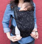 Tula Explore draagzak – zwart met sterretjes, Kinderen en Baby's, Babydragers en Draagdoeken, Buik of Rug, Zo goed als nieuw, Draagzak