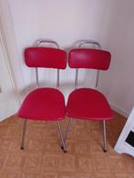 Chaises années 70, Enlèvement, Utilisé, Rouge, Année 70