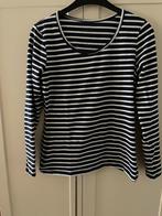 Gestreepte bloes, Kleding | Dames, Topjes, Ophalen, Zo goed als nieuw, Blauw, Lange mouw