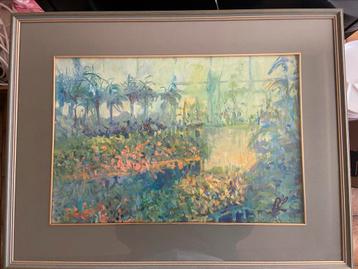 Schilderij met kader beschikbaar voor biedingen