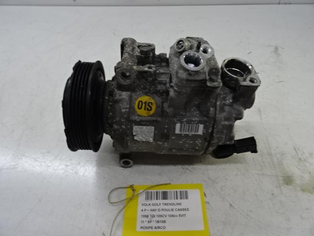 COMPRESSEUR CLIMATISATION Golf VI (5K1) (5N0820803F), Autos : Pièces & Accessoires, Climatisation & Chauffage, Volkswagen, Utilisé