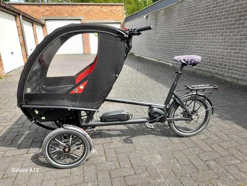 Vélo cargo électrique Chike pour 1 ou 2 enfants, batterie ne, Vélos & Vélomoteurs, Vélos | Vélos avec bac, Utilisé, Autres marques